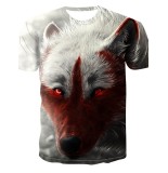 Perrygirls New blood wolf men's and women's round neck T-shirt