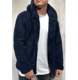 Men's Hooded Solid Color Jacket