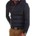 Men's Hooded Sweater Long-sleeved Knit Sweater