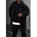 MEN'S Loose and Simple Solid Color Warm Long Jacket